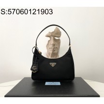 black frame 공장 프라다 리에디션 리나일론 미니백 1NE204 23*17*6cm 금장 블랙 
