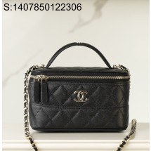 [JD] 샤넬 클래식 체인 베니티백 골드 메탈 25C 블랙 17*9.5*8cm 