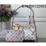 [88factory] 루이비통 X 무라카미 타카시 캐리올 PM 멀티컬러 M13661 화이트 29*24*12cm 