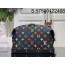 [88factory] 루이비통 X 무라카미 타카시 코스메틱 파우치 GM 멀티컬러 M13743 블랙 27*18*9cm