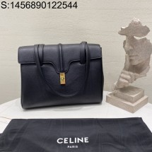 black frame 공장 셀린느 미디움 소프트 16 백 195543 32*24*15cm 블랙