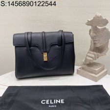 black frame 공장 셀린느 미디움 소프트 16 백 195543 32*24*15cm 블랙