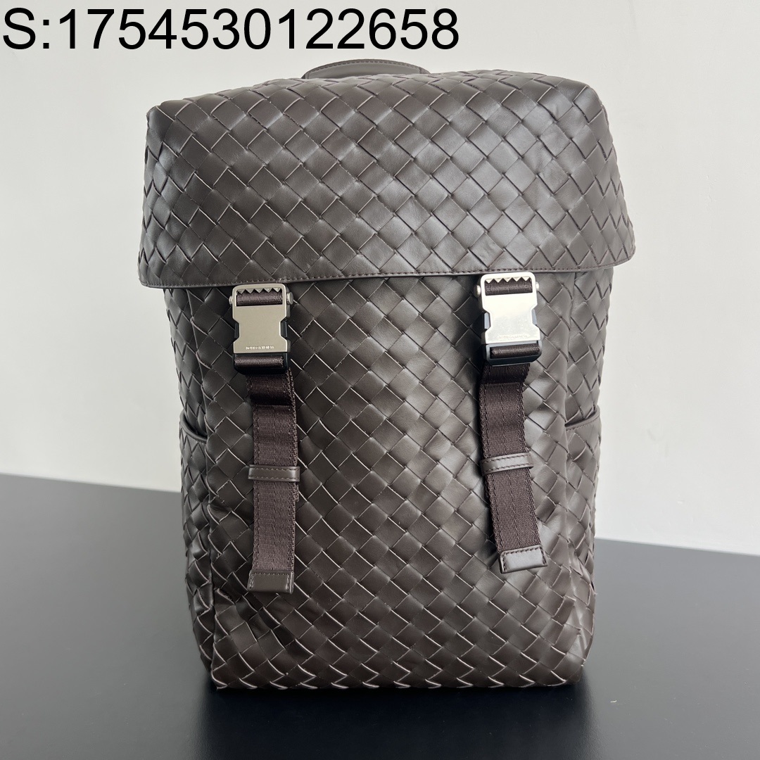 징 팩토리 보테가베네타 인트레치아토 플랩 백팩 766580 38*26*15cm 브라운 