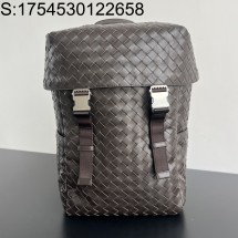 징 팩토리 보테가베네타 인트레치아토 플랩 백팩 766580 38*26*15cm 브라운 