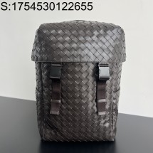 징 팩토리 보테가베네타 인트레치아토 플랩 백팩 766580 38*26*15cm 브라운 