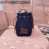 [JHL] 미우미우 데님 버킷백 5BE090 16*22.5*14cm 