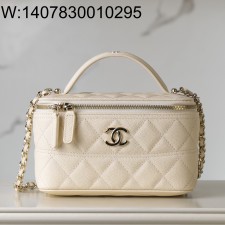 [JD] 샤넬 클래식 체인 베니티백 골드 메탈 25C 아이보리 17*9.5*8cm