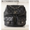 [JD] 샤넬 백팩 그레인드 샤이니 카프스킨 골드 메탈 미디엄 23P 20.5*20*11.5cm 