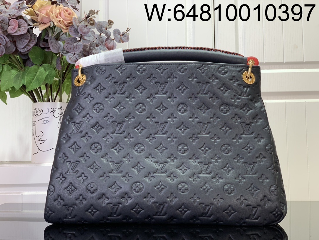[88factory] 루이비통 앗치 숄더백 47*32*22cm M41066 미디엄 블랙 레드 LOUIS VUITTON