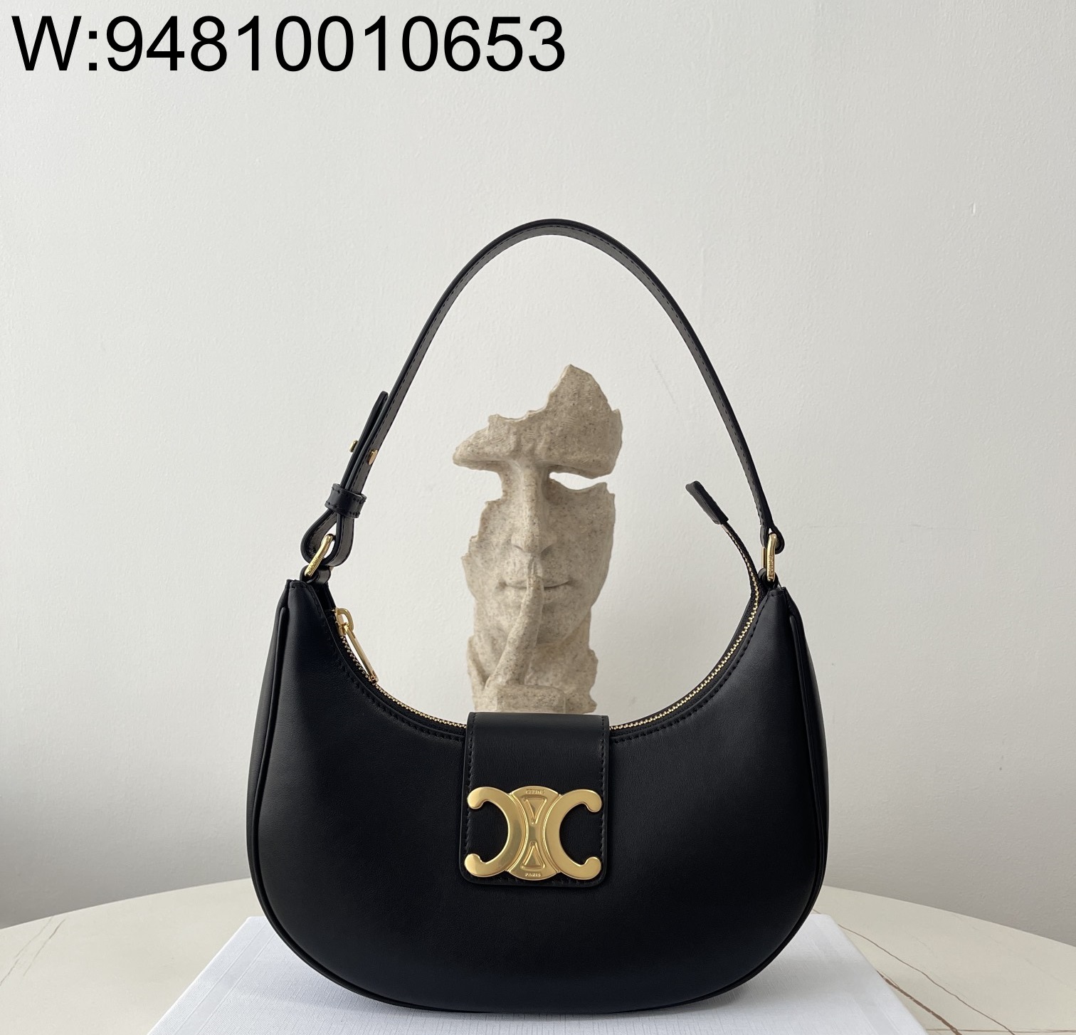 black frame 공장 셀린느 아바 트리옹프 백 블랙 23*13.5*6cm 114493 