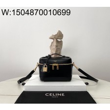 black frame 공장 셀린느 배니티 내츄럴 카프스킨 백 블랙 18*12*18cm 119463 