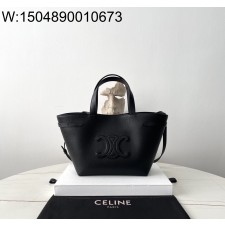 black frame 공장 셀린느 미니 카바스 아나이스 퀴르 트리옹프 그레인드 카프스킨 블랙 20.5*19*9cm 118613 