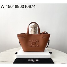 black frame 공장 셀린느 미니 카바스 아나이스 퀴르 트리옹프 그레인드 카프스킨 탄 20.5*19*9cm 118613 
