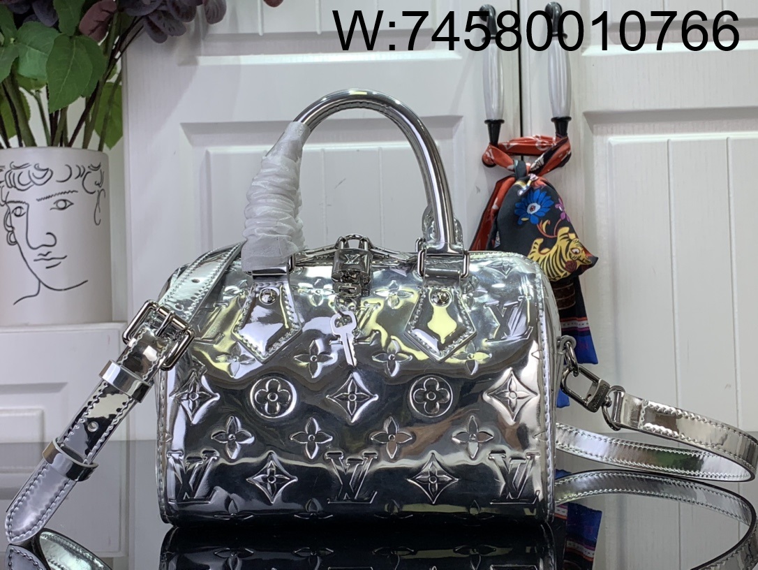 [88factory] 루이비통 스피디 반둘리에 20 실버 13.5*12*20.5cm M11987 