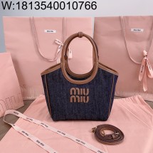 [JHL] 미우미우 아이비 데님 백 5BG288 22*14*11cm 