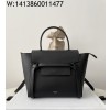 black frame 공장 셀린느 그레인드 카프스킨 마이크로 벨트백 블랙 20*20*10cm 189003 