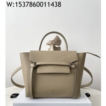 black frame 공장 셀린느 그레인드 카프스킨 마이크로 벨트백 베이지 24*20*13cm 189153 