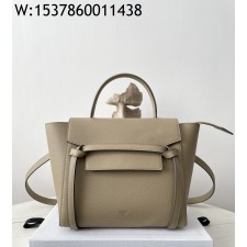 black frame 공장 셀린느 그레인드 카프스킨 마이크로 벨트백 베이지 24*20*13cm 189153 