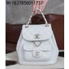 [JD] 샤넬 백팩 카프스킨 골드 메탈 화이트 듀마 18*18*11cm 