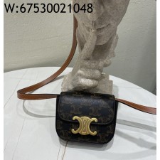 블랙프레임공장 셀린느 미니 클로드 트리오페 캔버스 숄더백 11*8*4cm 10I512