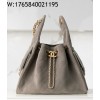 [JD] 샤넬 25 스몰 핸드백  금장 스웨이드 골드 메탈 그레이 30*26*14cm 