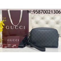 [JHL] 구찌 GG 엠블럼 크로스백 821155 23*16.5*8cm 블랙