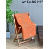 AGG 에르메스 말 Cheval Cabriolet 플래드 담요 140*180cm 오랜지