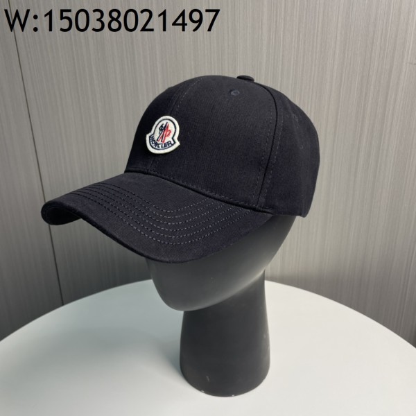 AGG 몽클레어 로고 모자 캡 블랙