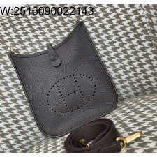 [장인의집,심안공장] 에르메스 에블린 17 미니 초콜릿 금장 tc