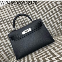[장인의집] 에르메스 켈리 19 은장 블랙 epsom