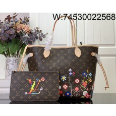 [88factory] 루이비통 무라카미 타카시 네버풀 미디엄 32*29*17cm 브라운 M13271 
