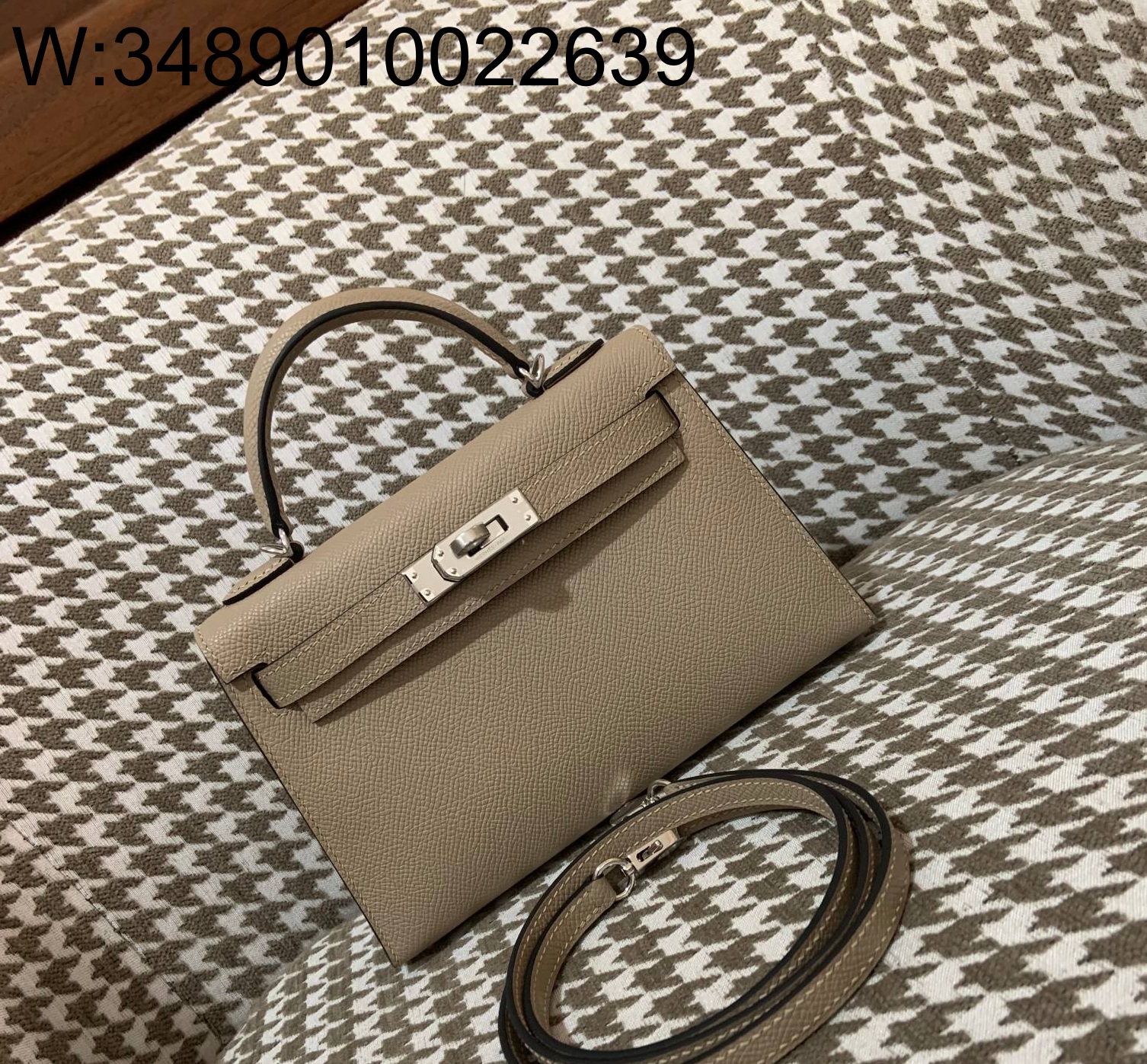 [장인의집] 에르메스 켈리 19 은장 그레이 epsom