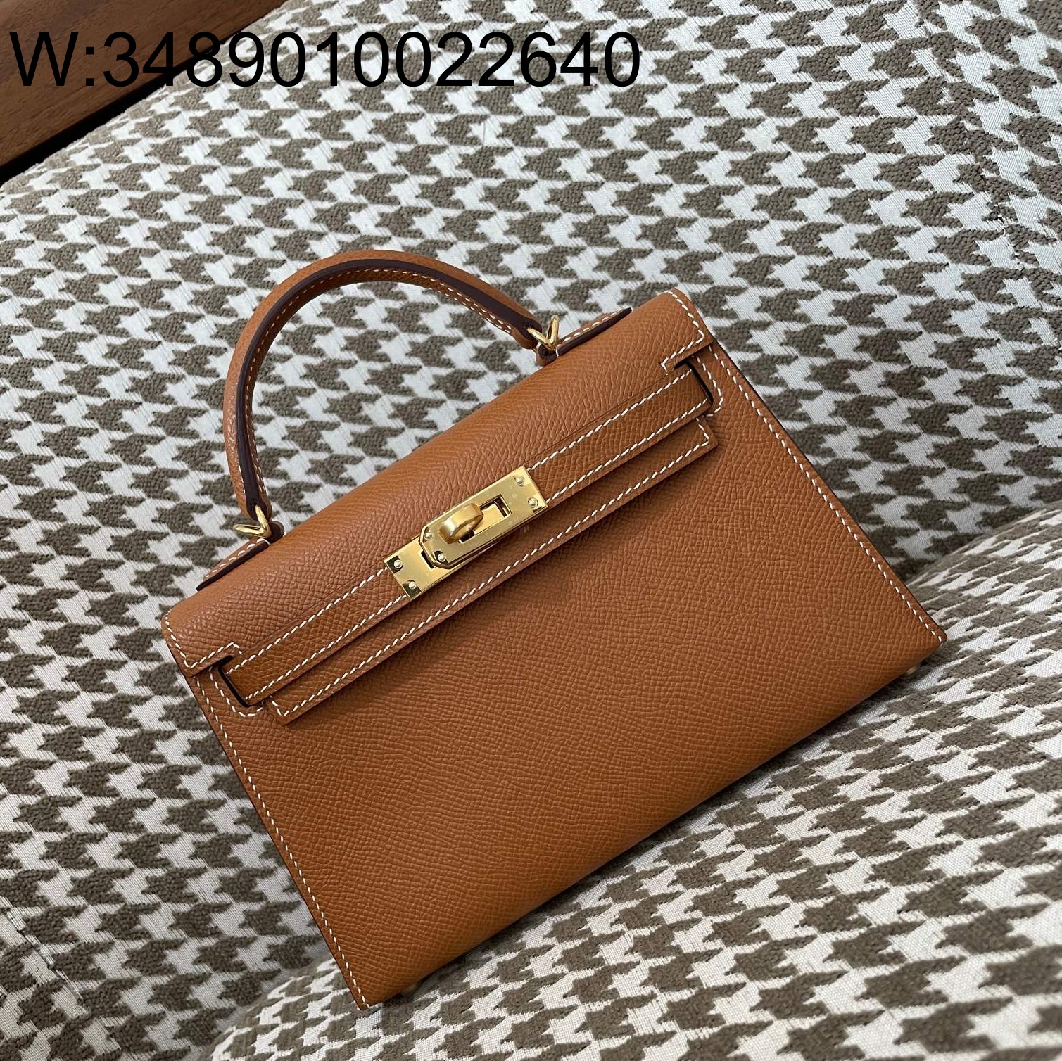 [장인의집] 에르메스 켈리 19 금장 적갈색 epsom