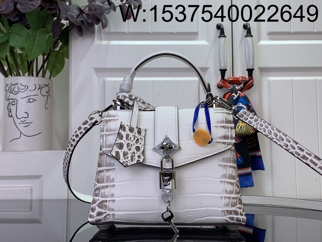 [88factory] 루이비통 로즈 데 벙 미니 막어무늬 N84713 N84714 화이트 19*15*9cm