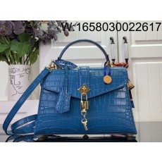 [88factory] 루이비통 로즈 데 벙 막어무늬 N84713 N84714 블루 27*18*9cm