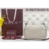[JHL] 구찌 GG 엠블럼 숄더백 815218 24.5*16*6cm 화이트