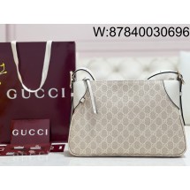 [JHL] 구찌 GG 엠블럼 숄더백 815216 31*21*8cm 화이트