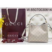 [JHL] 구찌 GG 엠블럼 숄더백 815118 20.5*18*11.5cm 화이트