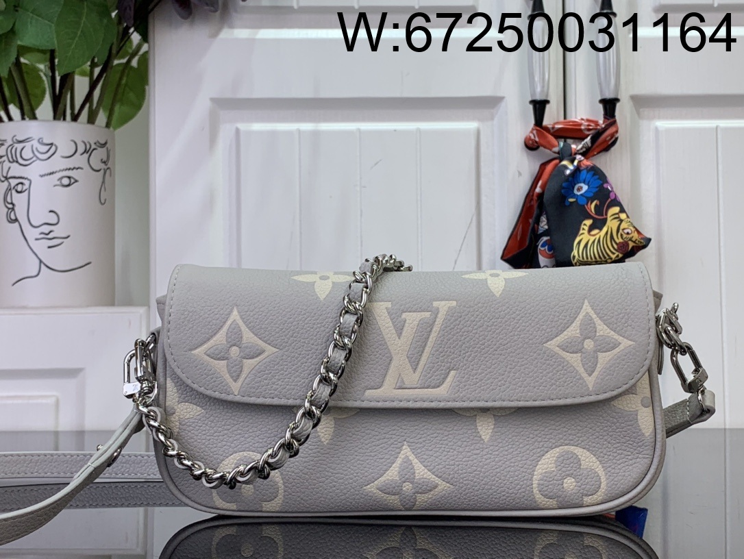 [88factory] 루이비통 월릿 온 체인 아이비 M14225 12*4.3*23.5cm 애쉬 퍼플