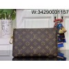 [88factory] 루이비통 키 파우치 클러치 M13560 15.5*1*24cm 브라운 미디엄
