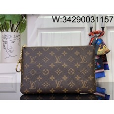 [88factory] 루이비통 키 파우치 클러치 M13560 15.5*1*24cm 브라운 미디엄