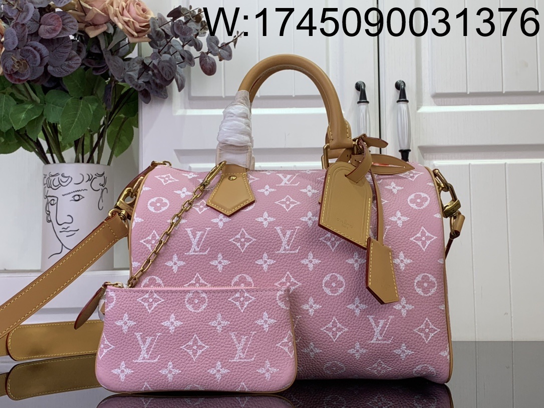 [88factory] 루이비통 스피디 P9 반둘리에 M13914 22.5*18*32cm 핑크