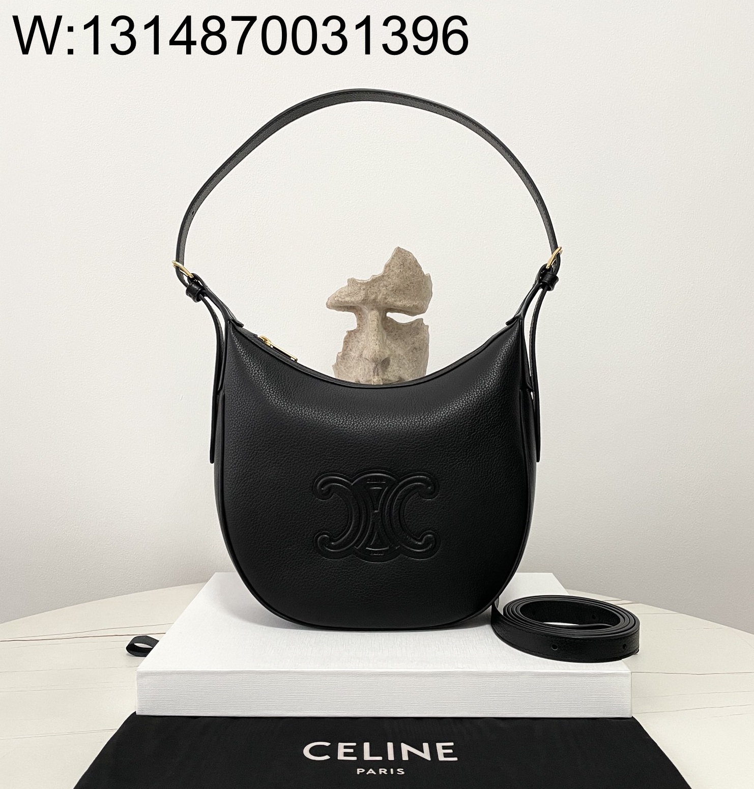 black frame 공장 셀린느 엘로이즈 숄더백 117253 24*21*7cm 블랙