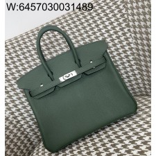 [장인의집] 에르메스 버킨 25 초록색 은장 epsom