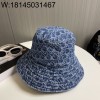 AGG 디올 오블리크 데님 모자 버킷햇 블루