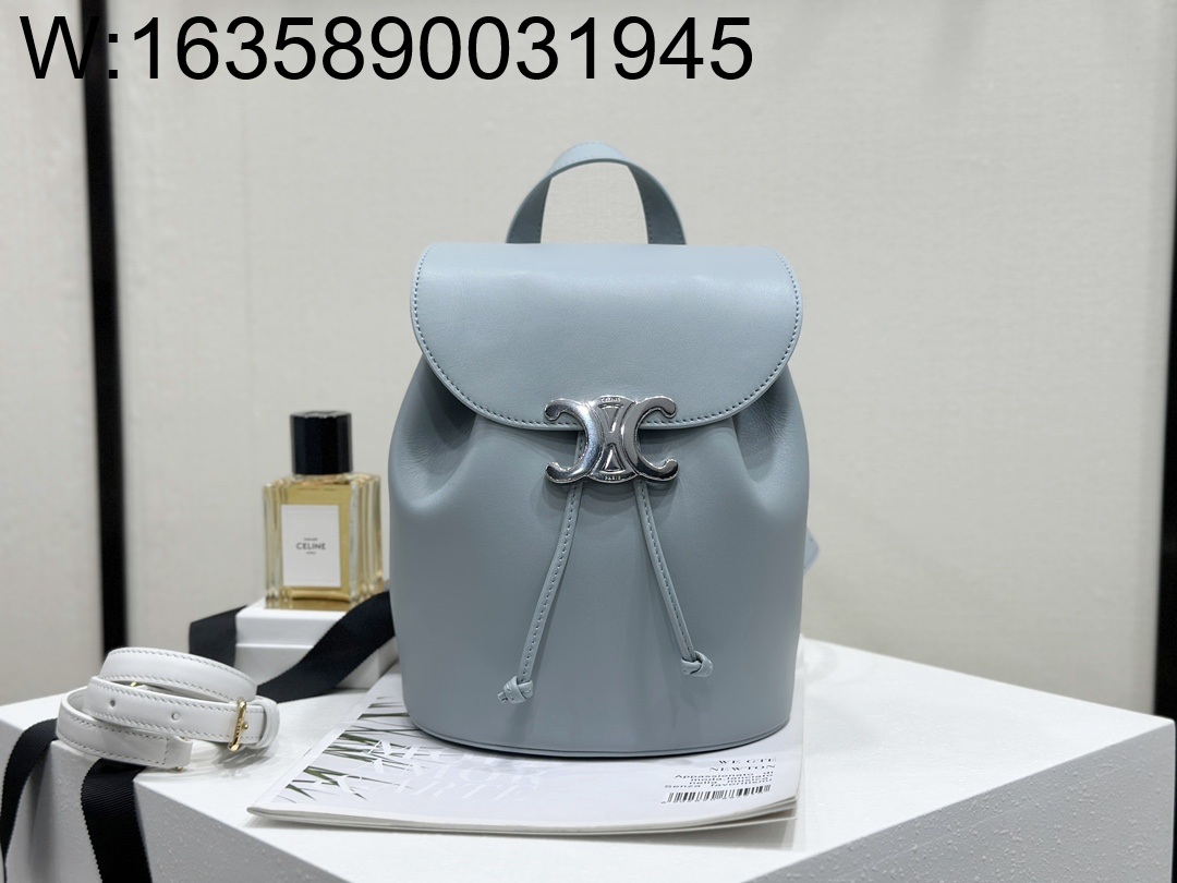 백경 셀린느 보니 스무스 백팩 25*18*13cm 118703 라이트 블루