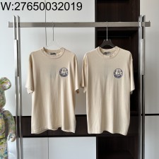 V공장 디올 서머 25SS 고양이 모노그램 반팔티 베이지
