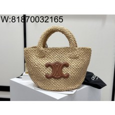 백경 셀린느 트리오페 라피아백 탄 23*22*23cm 114352 스몰
