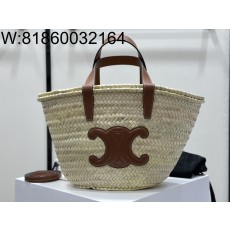 백경 셀린느 틴 클래식 파니에 라피아백 23*21*15cm 113832 미디엄