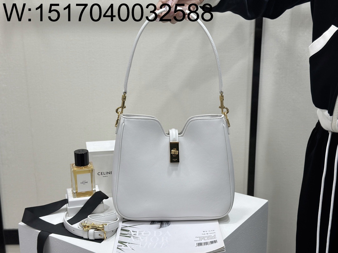 백경 셀린느 스몰 스프트 16 까미유 백 24.5*21.5*5cm 120693 화이트 